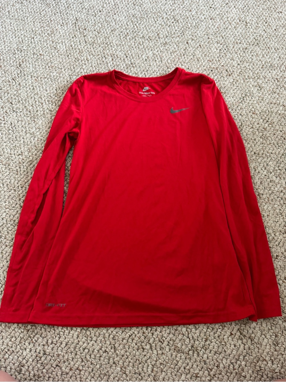 Nike Red Dri-FIT The Nike Tee